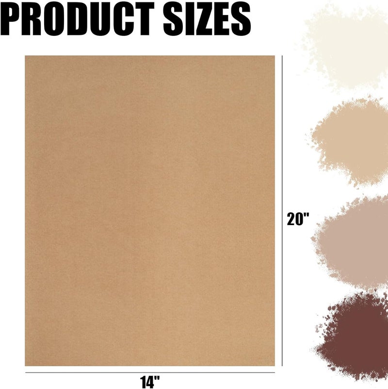 Koogel 112 Sheets Tissue Paper, 20x14 Inch Brown Gift Wrapping Tissue Paper Bulk for DIY Crafts Gift Bags Art Project - Image 2